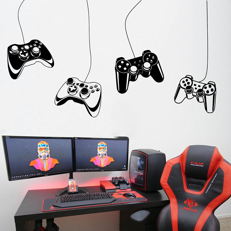 Home Decor Xbox Games - 4 шт., игровой контроллер, стикер на