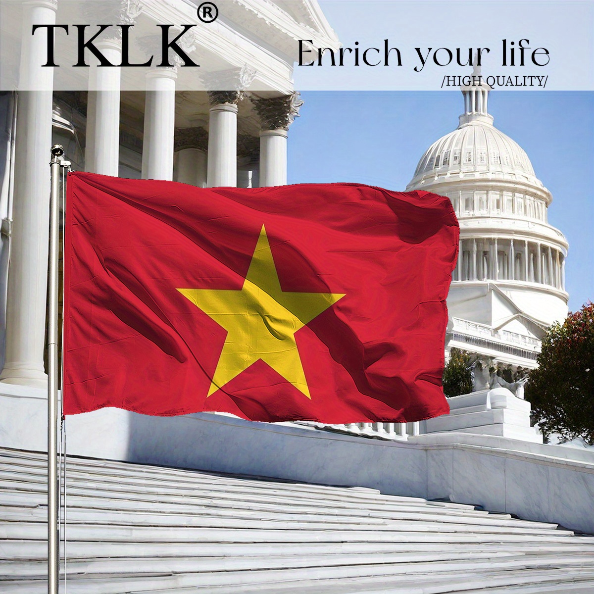 Home Decor Vietnam - 1 шт. флаг Вьетнама — прочная