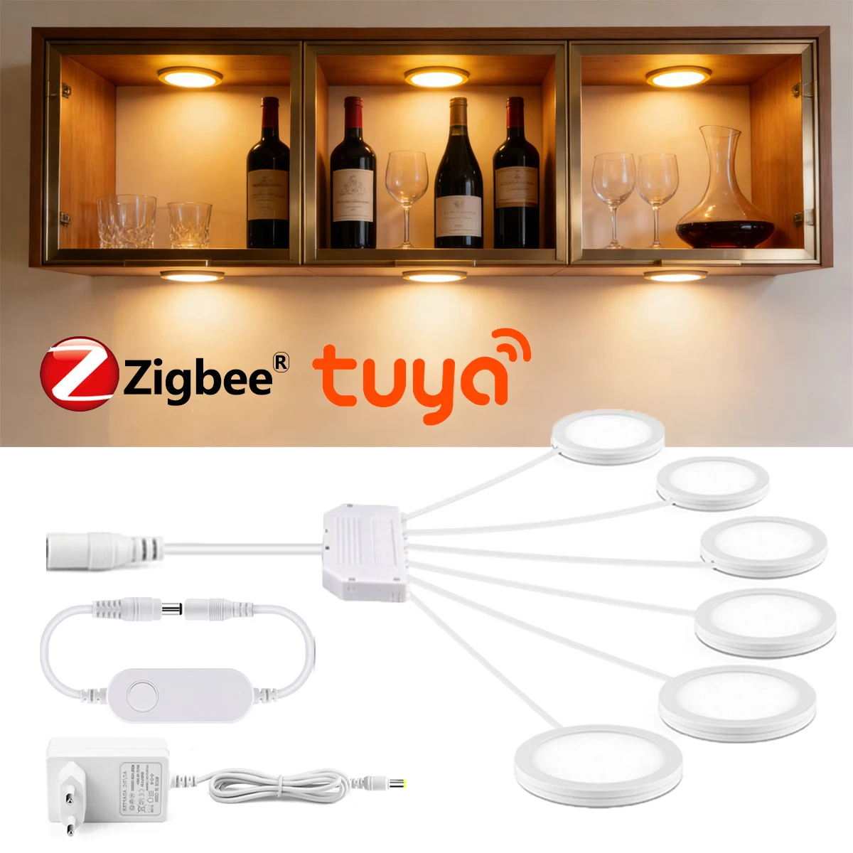 Home Decor Free App - Умный светильник Zigbee Tuya с голосовым
