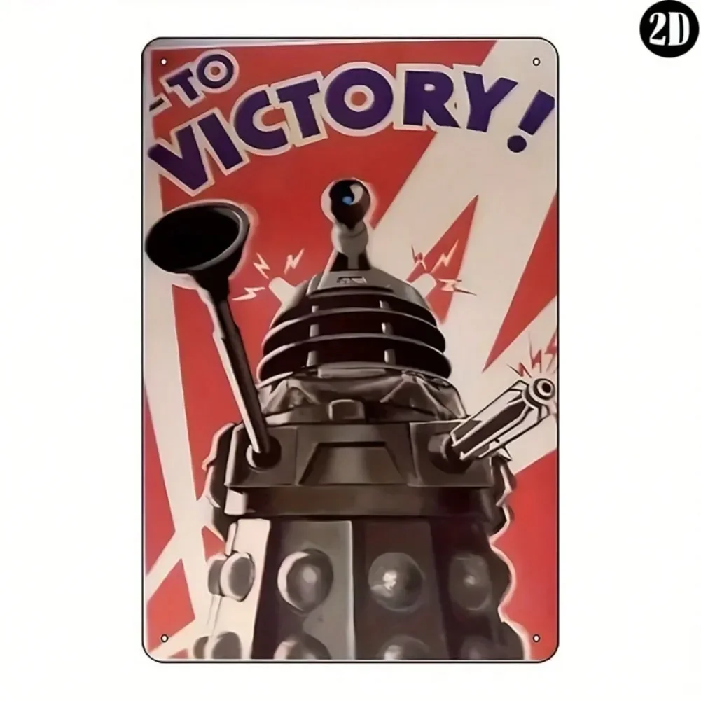 Victory Home Decor - Металлическая табличка «Победа Дэлека» - 8x12