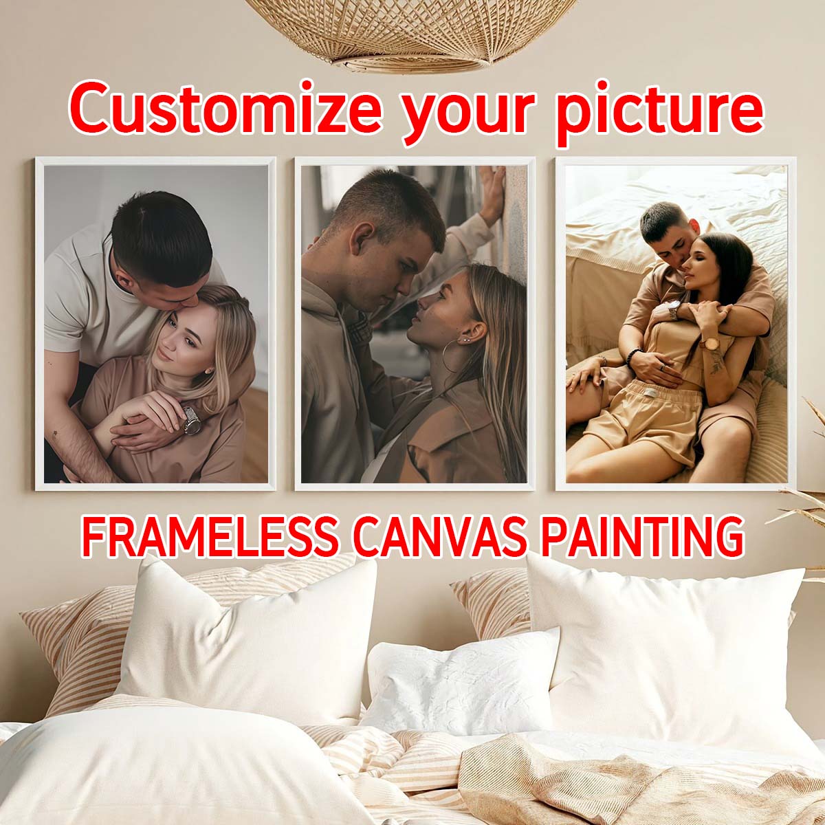 Canvas Painting - Триптих - 2D-картина по фото в