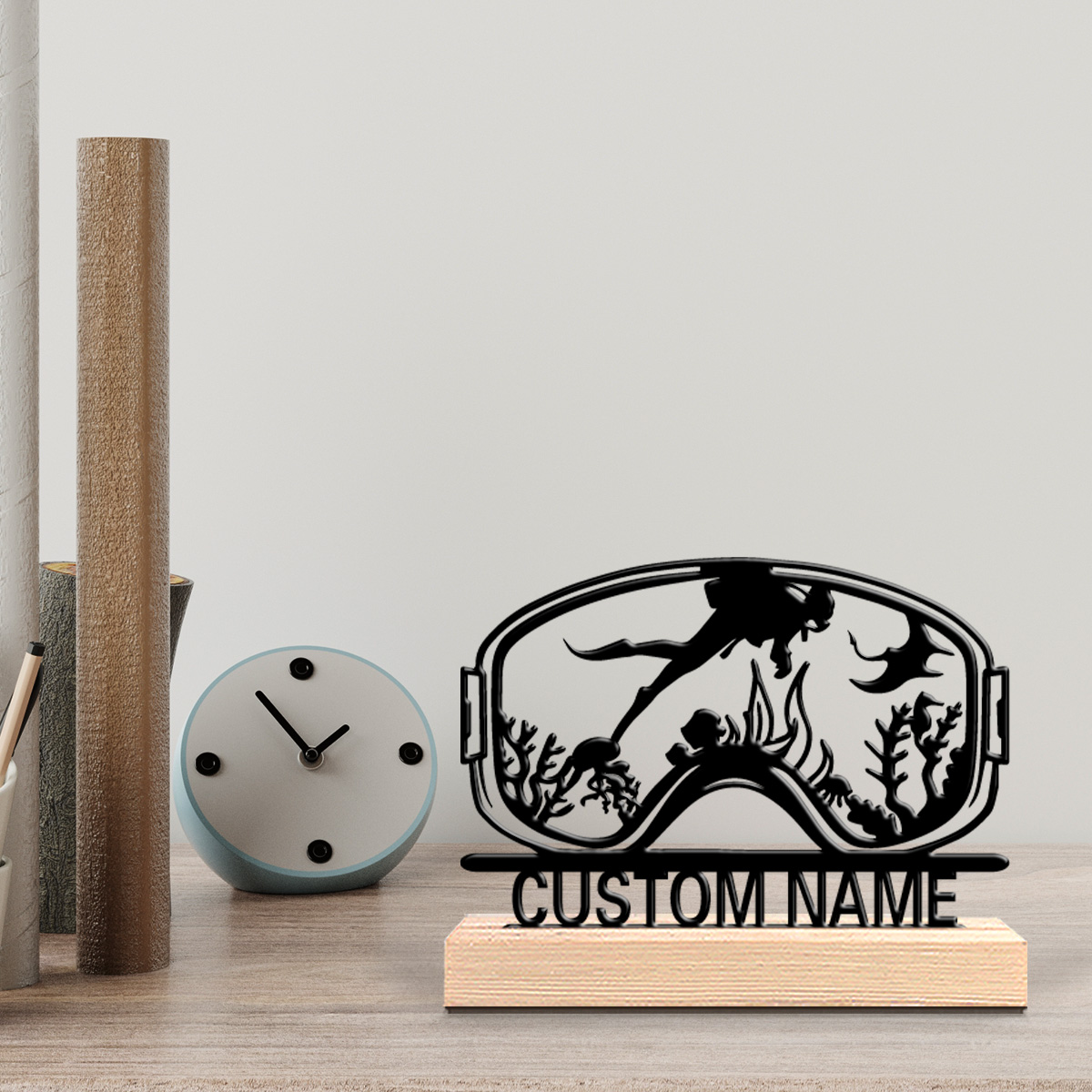 Home Decor Mod - 1 шт. Милый персонализированный деревянный настенный