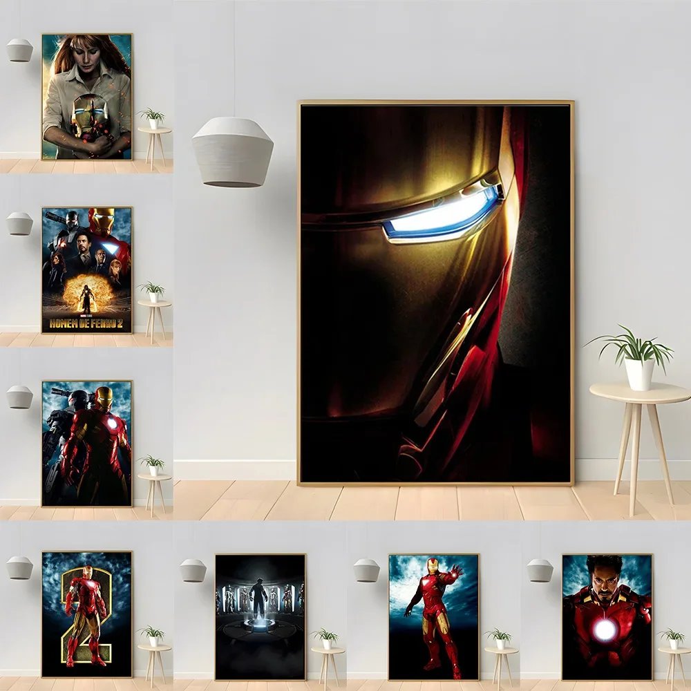 Geometric Wall Art - Серия постеров с супергероями Marvel: Железный