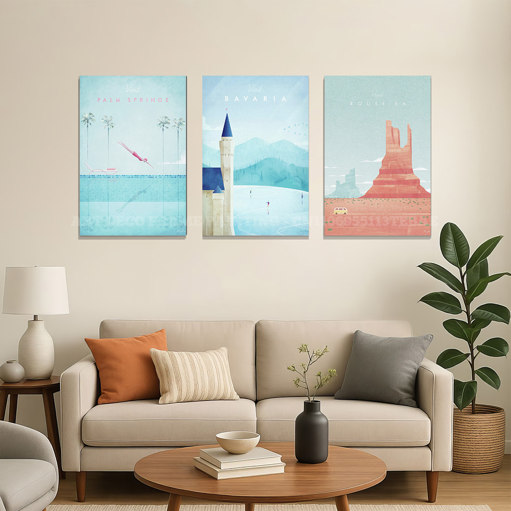 Винтажный туристический постер – обзор и цена Home Decor New York