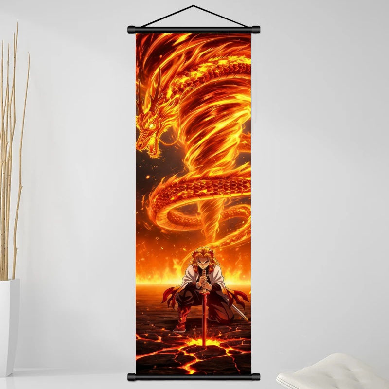 Аниме-постер Demon Slayer: Кёд – обзор и цена Home Decor On Wall